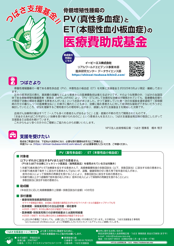 つばさ支援基金Ⅱ2026年9月ポスター